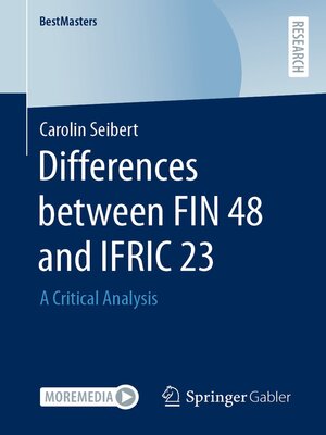 cover image of Differences between FIN 48 and IFRIC 23